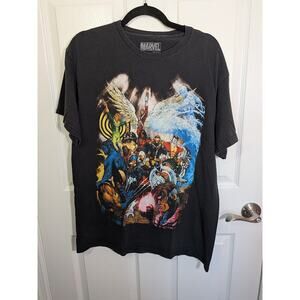 Marvel black short sleeve t-shirt size L